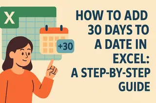 Como Adicionar 30 Dias a uma Data no Excel: Um Guia Passo a Passo