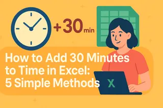 Como Adicionar 30 Minutos ao Tempo no Excel: 5 Métodos Simples