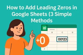 Como Adicionar Zeros à Esquerda no Google Sheets (3 Métodos Simples)