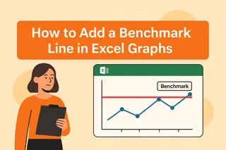 How to Add a Benchmark Line in Excel Graphs (Step-by-Step Guide)