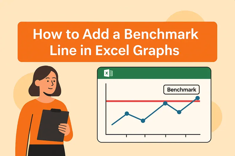 How to Add a Benchmark Line in Excel Graphs (Step-by-Step Guide ...