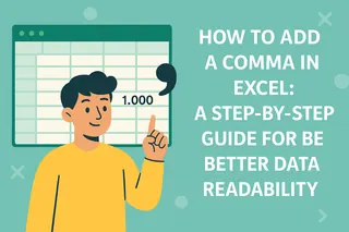 Como Adicionar uma Vírgula no Excel: Um Guia Passo a Passo para Melhor Legibilidade dos Dados