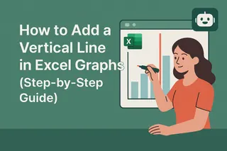 Como Adicionar uma Linha Vertical em Gráficos do Excel (Guia Passo a Passo)