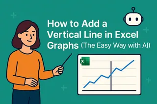 How to Add a Vertical Line in Excel Graphs (The Easy Way with AI)