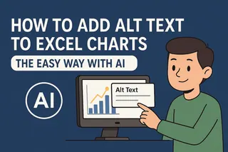 Como Adicionar Texto Alternativo a Gráficos no Excel (O Jeito Fácil com IA)