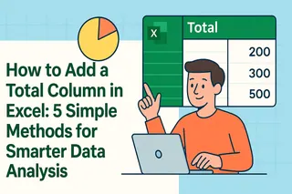 Como Adicionar uma Coluna Total no Excel: 5 Métodos Simples para Análise de Dados Mais Inteligente