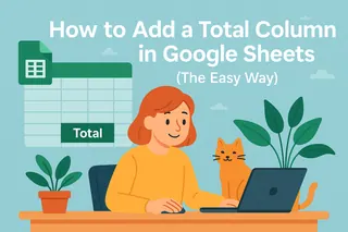 Como Adicionar uma Coluna de Total no Google Sheets (O Jeito Fácil)