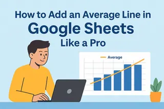 Como Adicionar uma Linha de Média no Google Sheets Como um Profissional