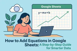 How to Add Equations in Google Sheets: A Step-by-Step Guide for Smarter Data