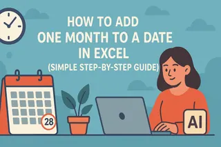 Como Adicionar Um Mês a uma Data no Excel (Guia Passo a Passo Simples)