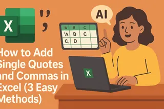 How to Add Single Quotes and Commas in Excel (3 Easy Methods)