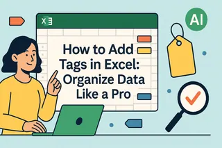 How to Add Tags in Excel: Organize Data Like a Pro