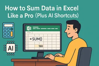 How to Sum Data in Excel Like a Pro (Plus AI Shortcuts)