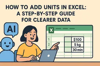 Como Adicionar Unidades no Excel: Um Guia Passo a Passo para Dados Mais Claros
