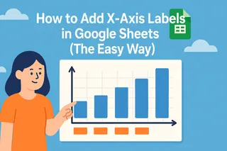 Como Adicionar Rótulos do Eixo X no Google Sheets (O Jeito Fácil)