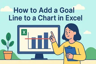Como Adicionar uma Linha de Meta a Gráficos do Excel (Guia Passo a Passo)
