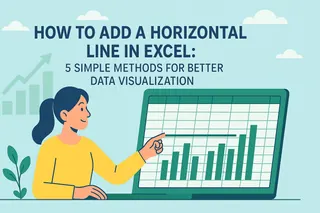Como Adicionar uma Linha Horizontal no Excel: 5 Métodos Simples para Melhor Visualização de Dados