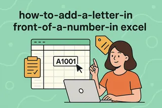 How to Add a Letter Before Numbers in Excel (5 Simple Methods)