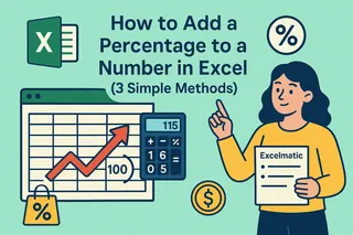 How to Add a Percentage to a Number in Excel (3 Simple Methods)