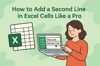 Como Adicionar uma Segunda Linha em Células do Excel Como um Profissional