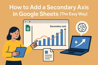 Como Adicionar um Eixo Secundário no Google Sheets (O Jeito Fácil)