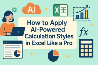 Como Aplicar Estilos de Cálculo com IA no Excel Como um Profissional