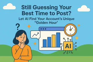 還在猜測最佳發文時機？讓AI找出您帳號專屬的「黃金時段」