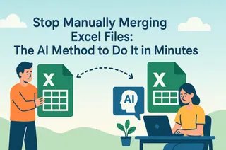 Pare de Mesclar Planilhas do Excel Manualmente: O Método de IA para Fazer em Minutos
