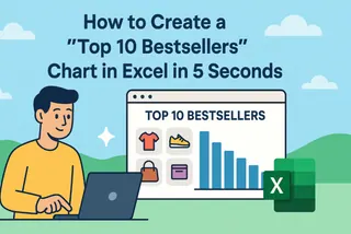 Como Criar um Gráfico "Top 10 Mais Vendidos" no Excel em 5 Segundos