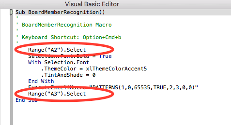 La fenêtre intimidante de l'éditeur Visual Basic pour Applications (VBA) 3