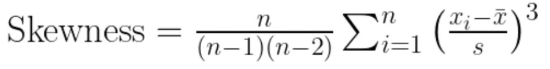 Momental skewness equation