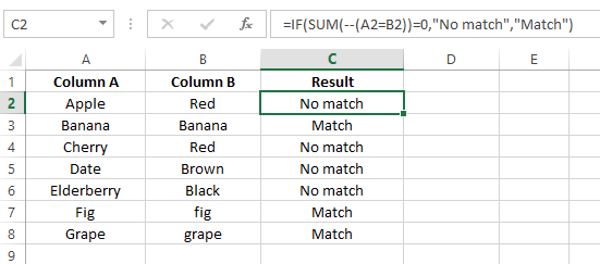 Encapsuler une formule Excel dans IF() 11