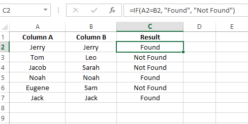 Personnaliser le message en utilisant la fonction IF dans Excel 4