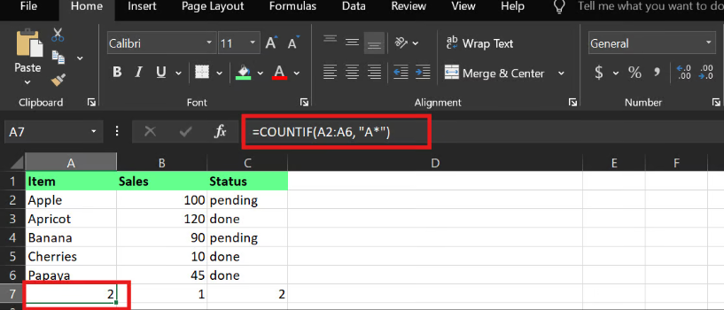 Excel 中的 countif() 函數 15
