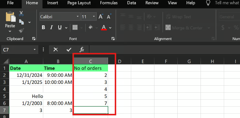 用於計算 Excel 中命名範圍的資料 6