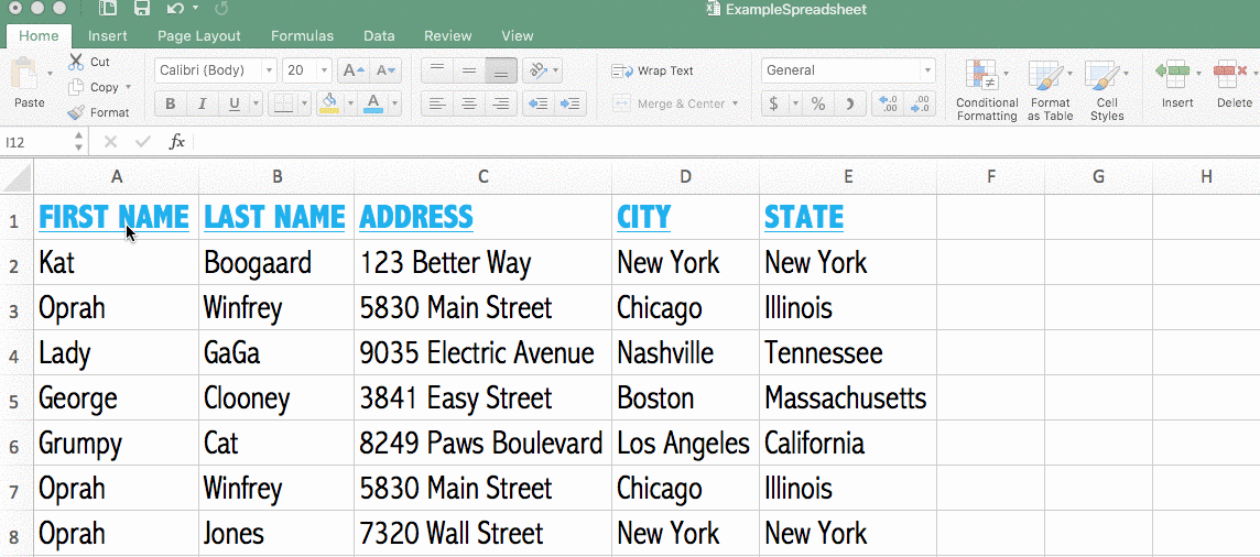 Usando la función Eliminar duplicados en Excel. 2