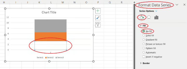 Wie man die unterliegende Box eines Box- und Whisker-Plots von Grund auf in Excel formatiert. Bild vom Autor. 6
