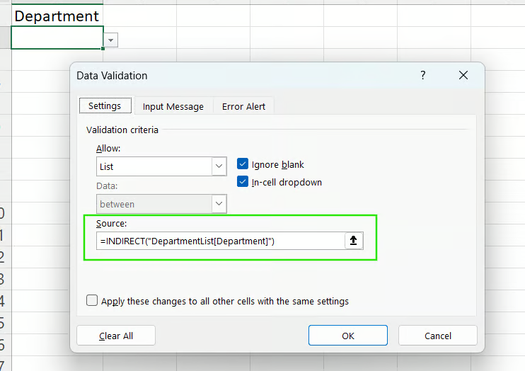 Excel INDIRECT() 函數 9