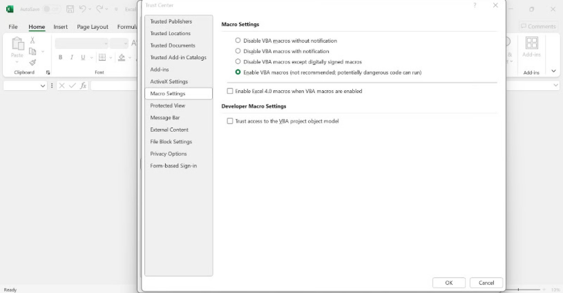 excel macros how to enable macros in enable 3