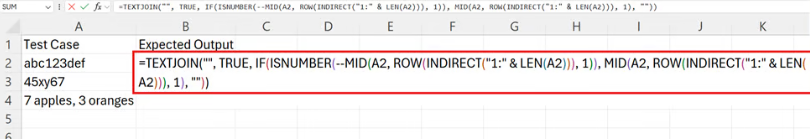 Zahlen aus beliebiger Position in einer Zeichenkette extrahieren. 3