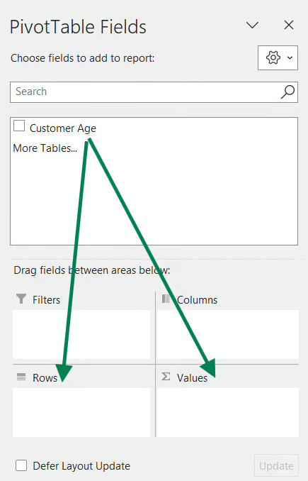 Personalizar Tabela Dinâmica 6