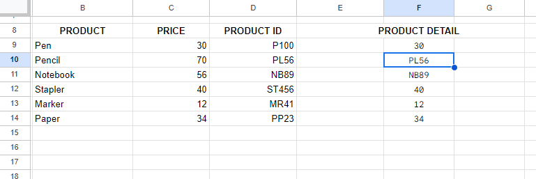 Showing results using IF and VLOOKUP. 13