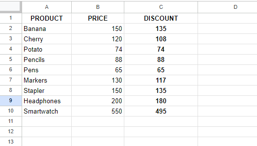 Using VLOOKUP with IF for Calculating the discounts on products whose prices are greater than 100. 17