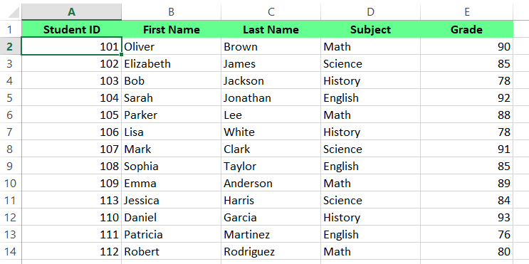 移除重複項後的資料 8