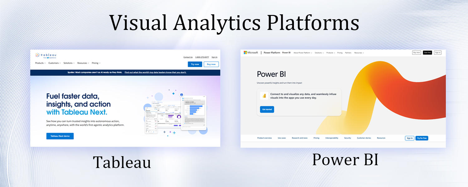 Visual Analytics Platforms