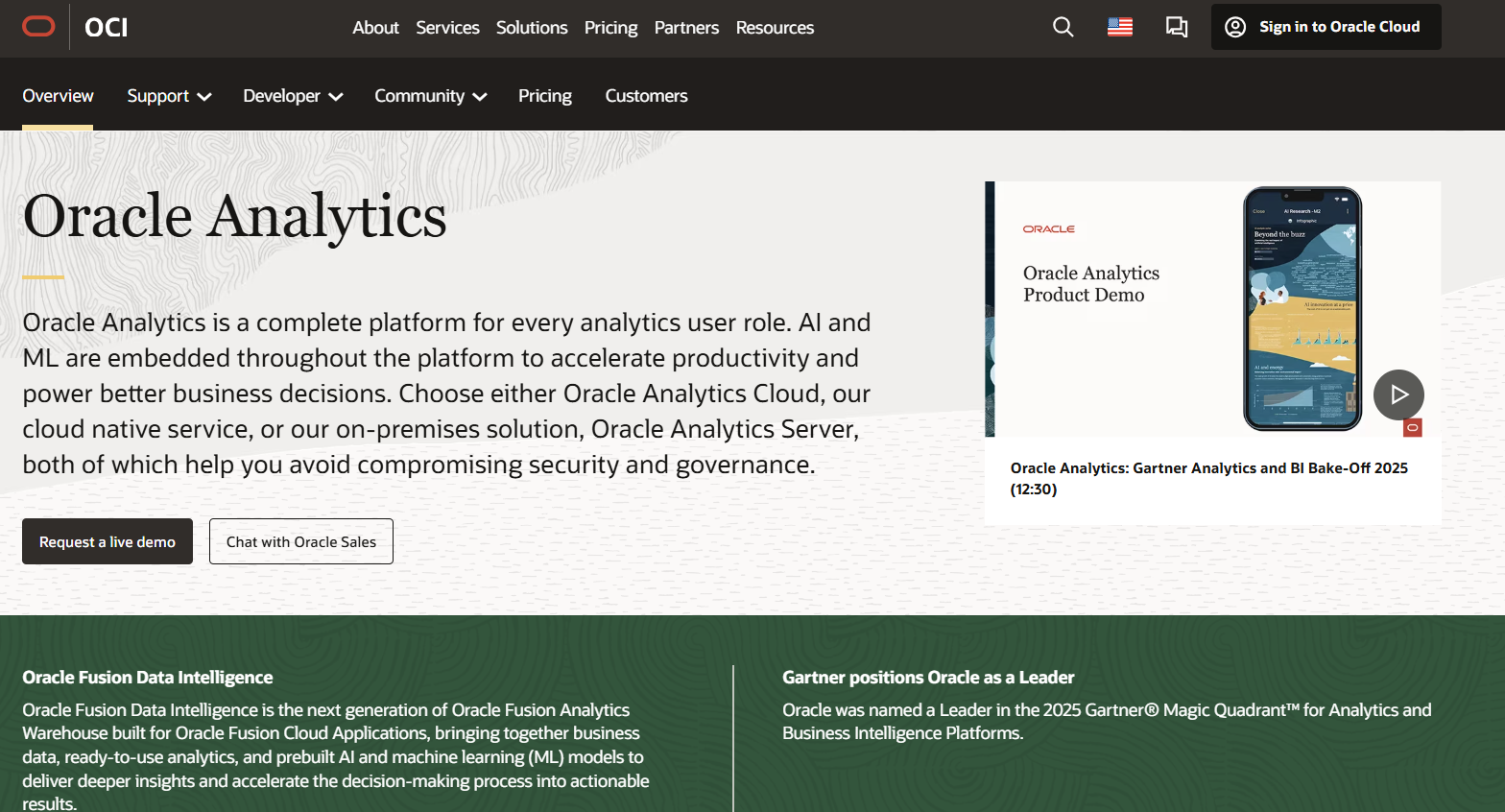 Oracle Analytics