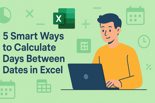 Excel에서 날짜 간 일수 계산을 위한 5가지 스마트한 방법
