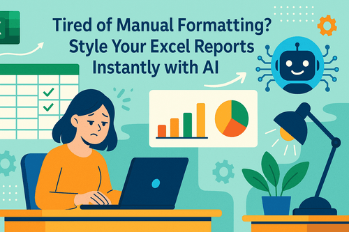 厭倦手動格式化？用 AI 立即為您的 Excel 報告套用樣式