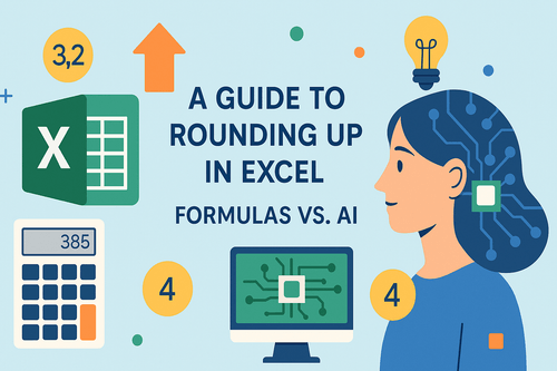 A Guide to Rounding Up in Excel: Formulas vs. AI