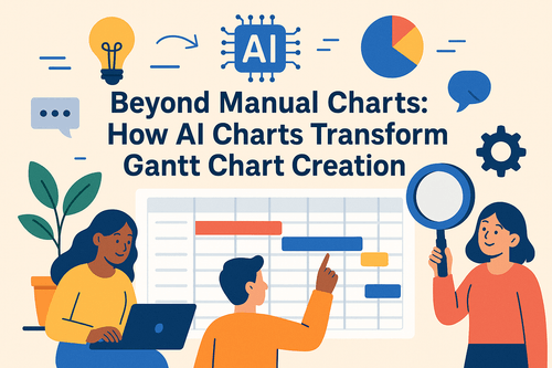 Au-delà des graphiques manuels : Comment les graphiques IA transforment la création de diagrammes de Gantt